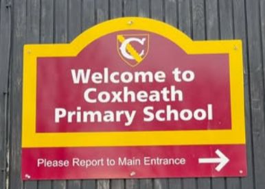 School sign